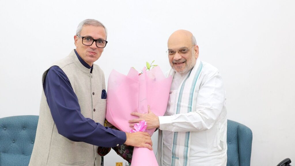 Home Minister Amit Shah assures J&K CM Omar Abdullah that statehood will be granted soon, reports say.