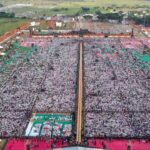 Massive turnout at Tamilaga Vettri Kazhagam’s inaugural state conference led by actor Vijay in Tamil Nadu: VIDEO.